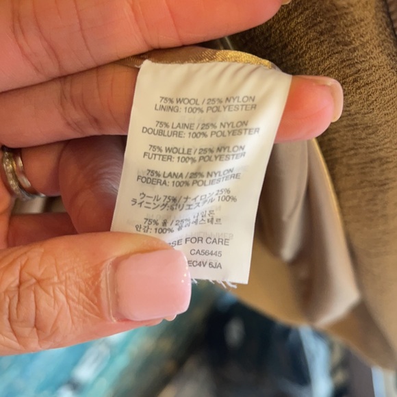 Jcrew Double Cloth Coat size 12 - Picture 4 of 6